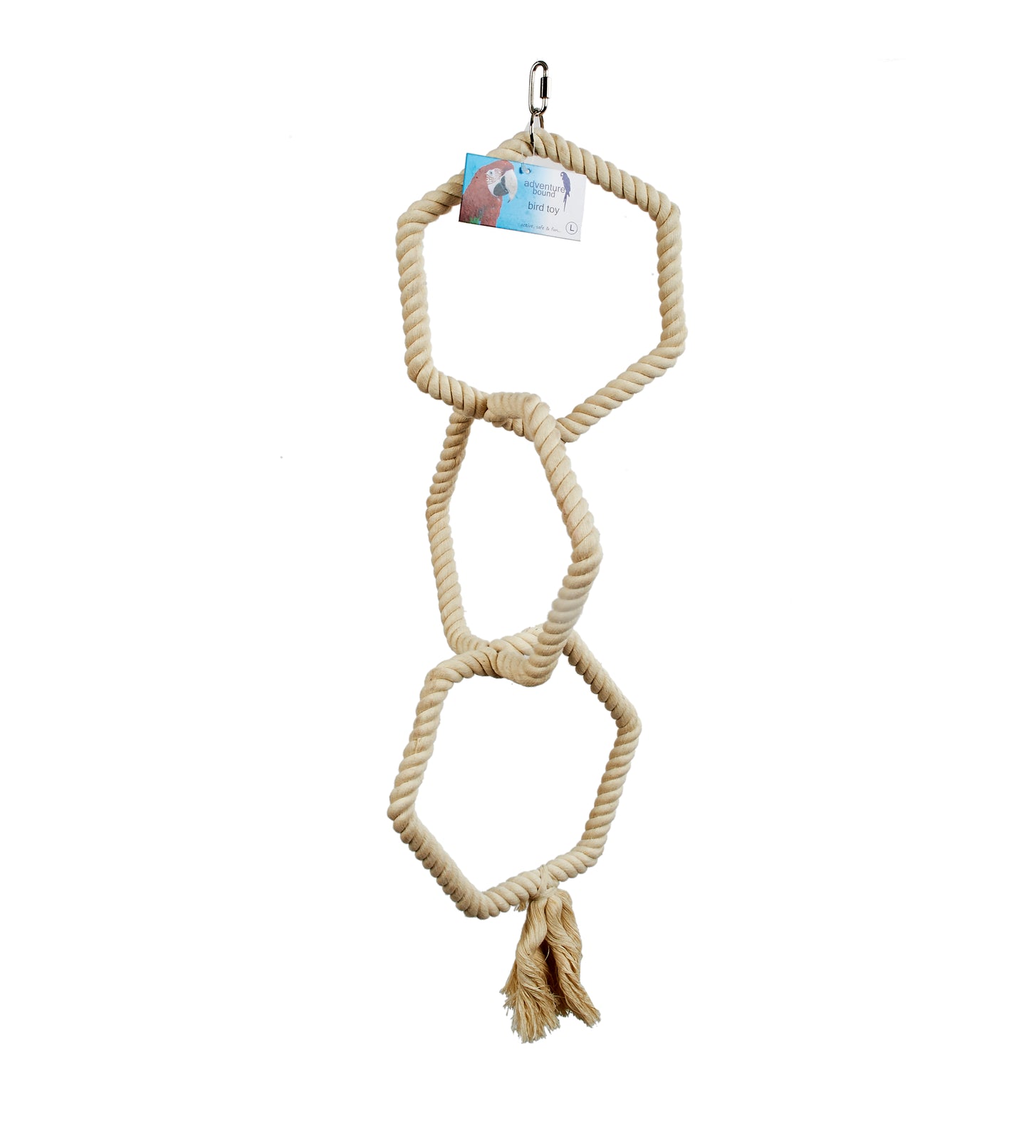 Adventure Bound Triple Hoop Bird Toy