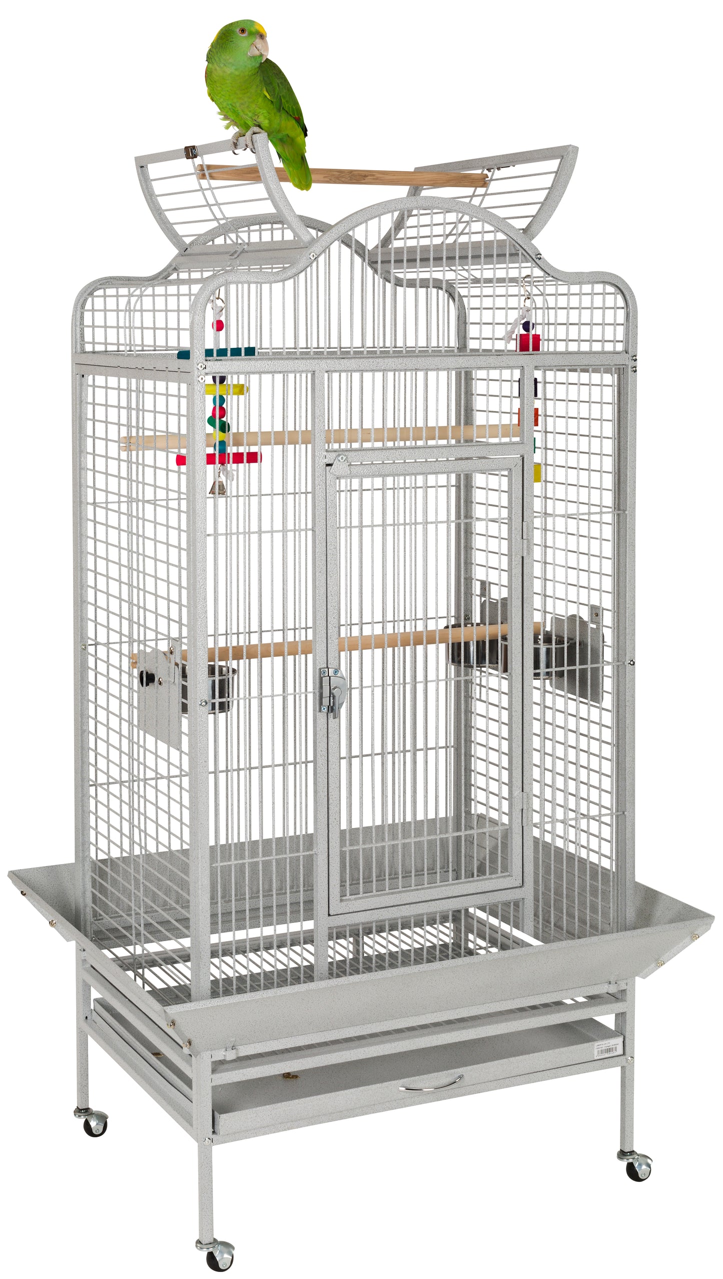 Liberta Voyager Large Bird Cage Stone White