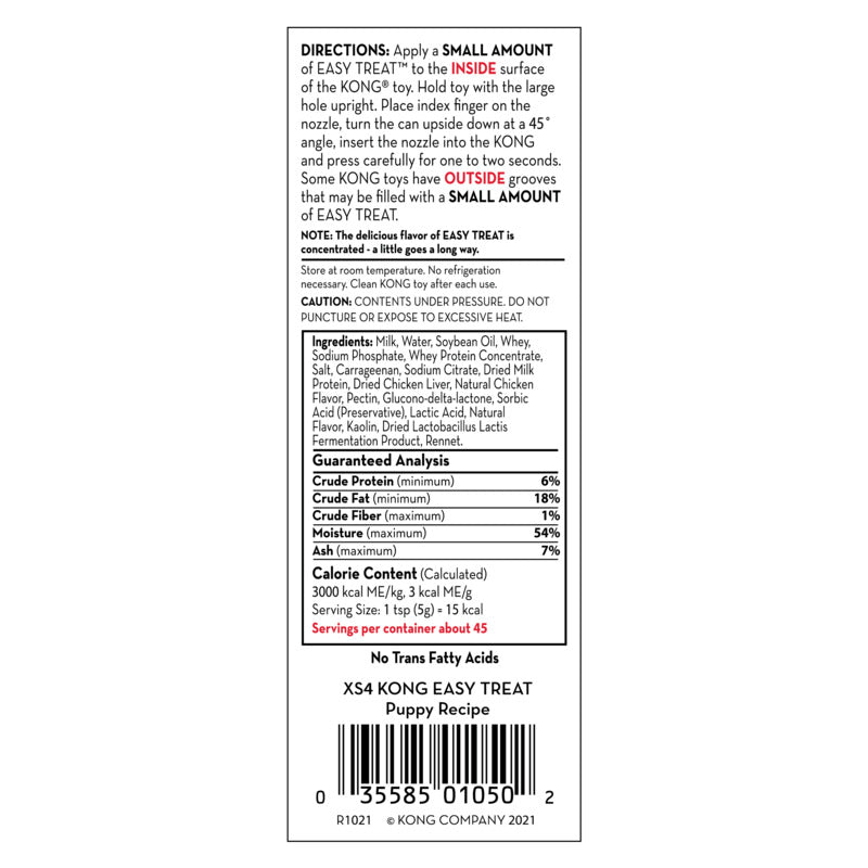 KONG Easy Treat Puppy Chicken Paste 226g