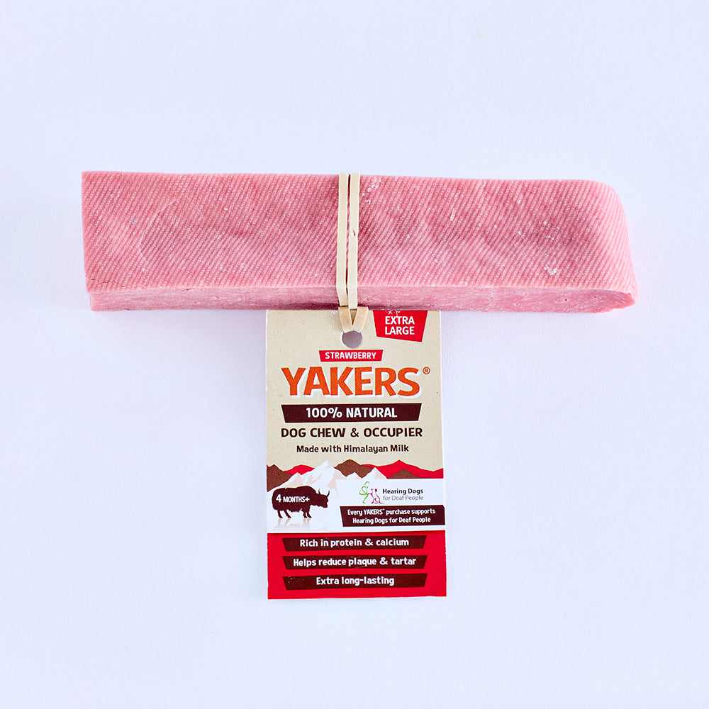 Yakers Strawberry Chew Extra Large