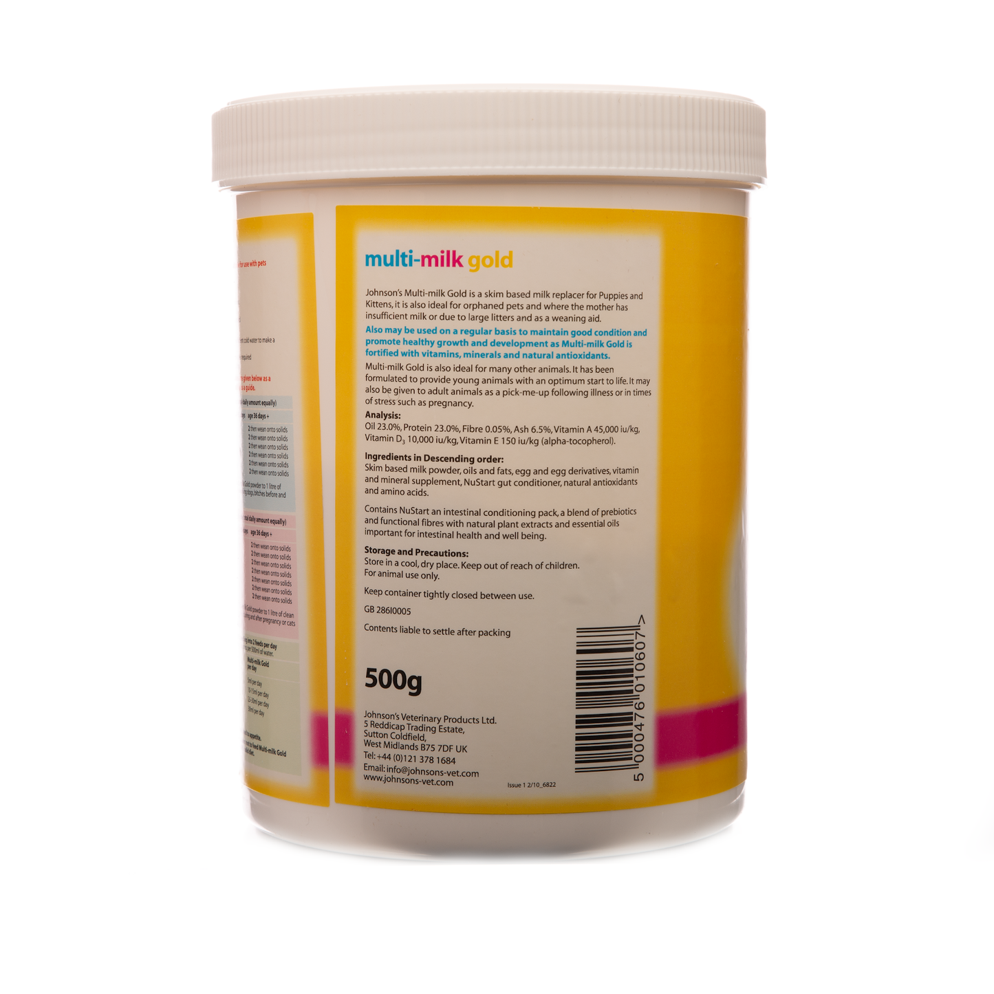 Johnson's Veterinary Multi MIlk Gold 500g