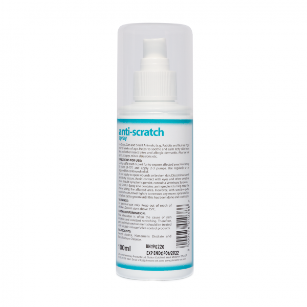 Johnson's Veterinary Anti-scratch Spray 100ml