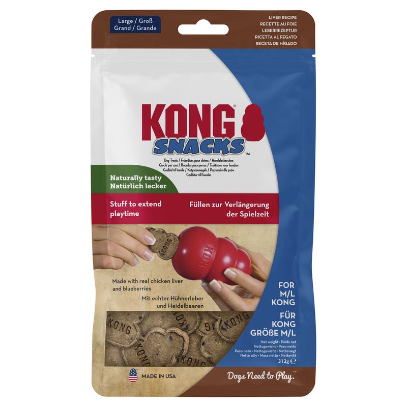 KONG Snacks Liver Biscuits M/L 300g