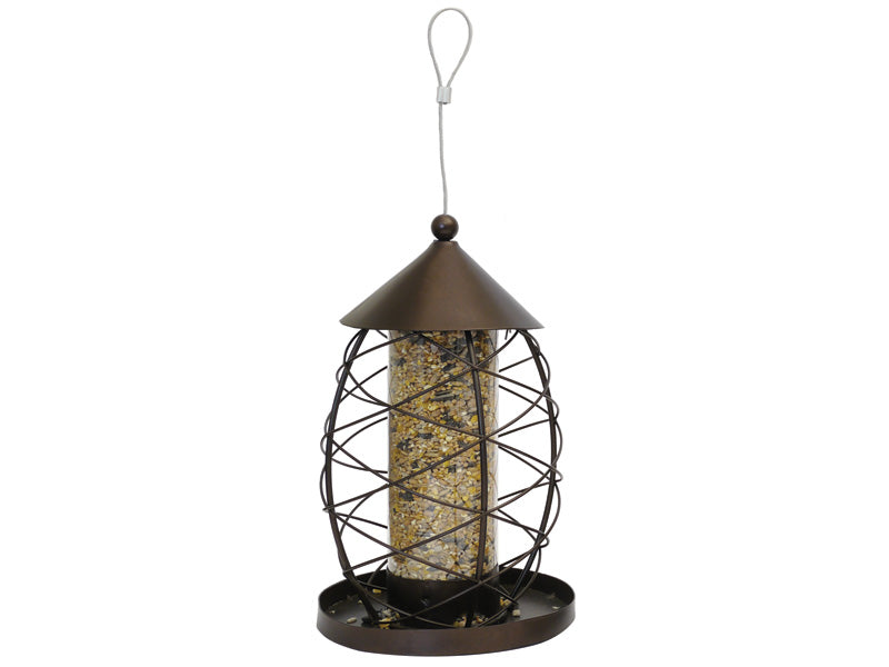 Rosewood Antique Lantern Seed Feeder