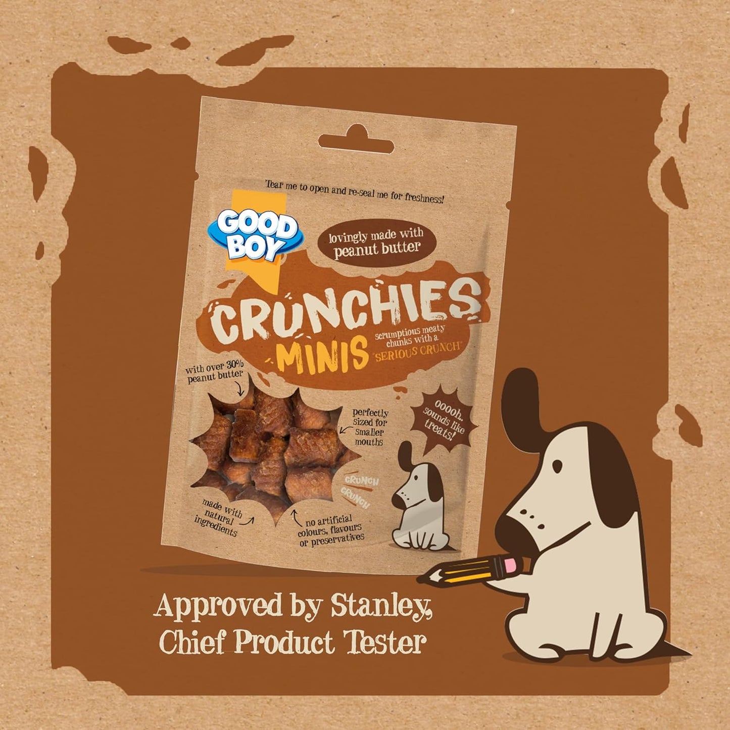 Good Boy Crunchies Minis Peanut Butter 54g