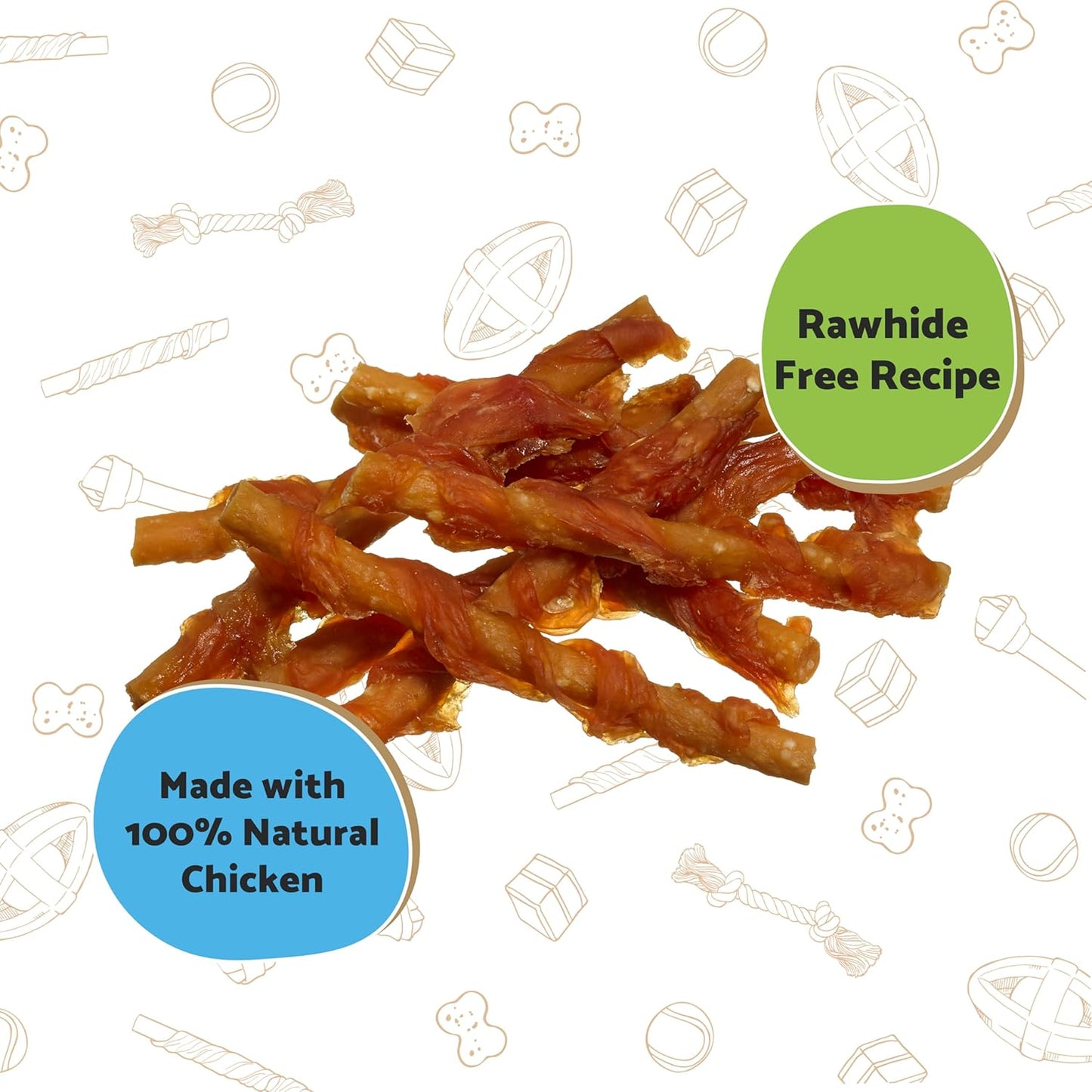 Good Boy Chewy Chicken With Rice Sticks Value Bag 300g
