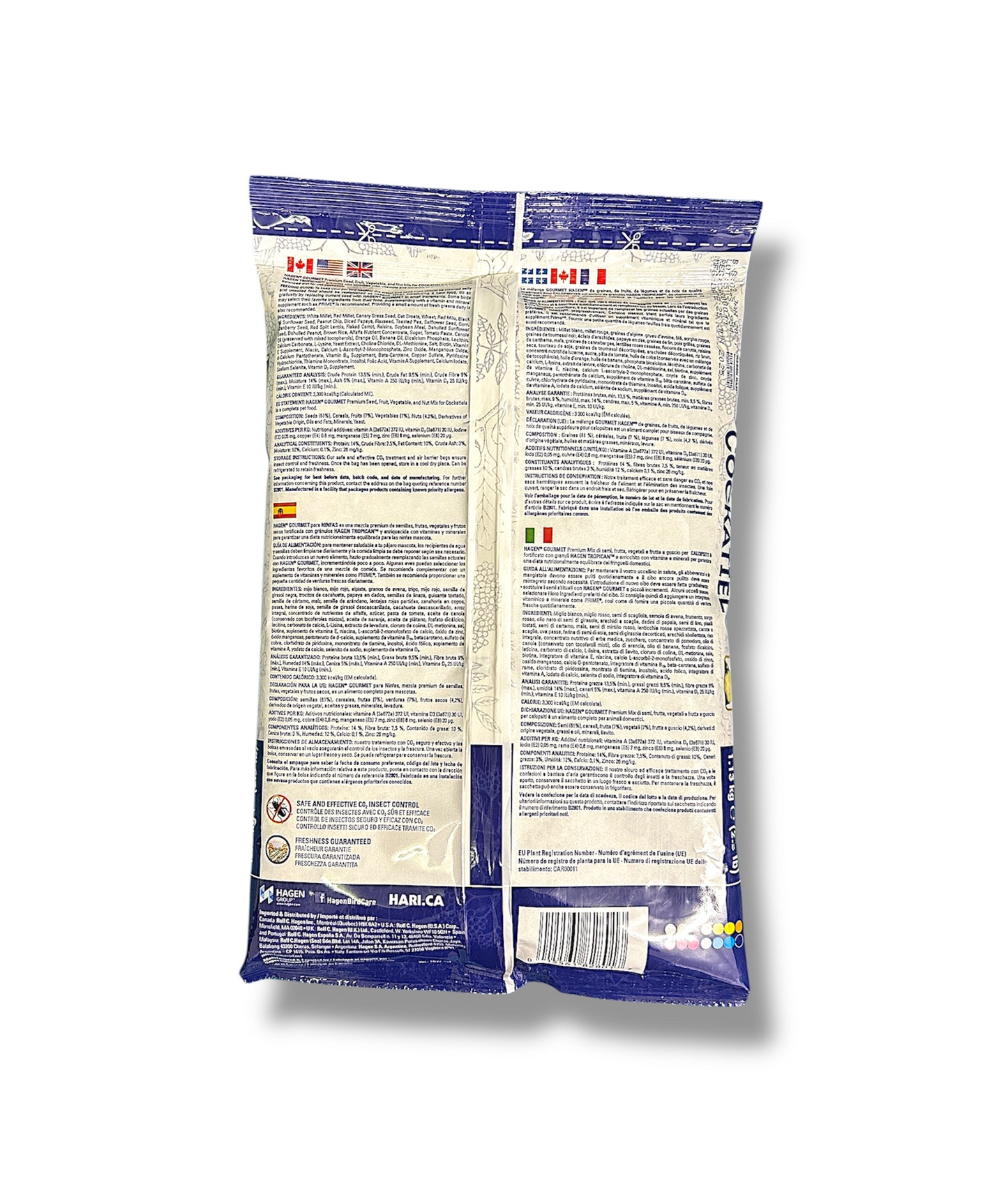 Hari Gourmet Cockatiel Seed Mix 1.13kg