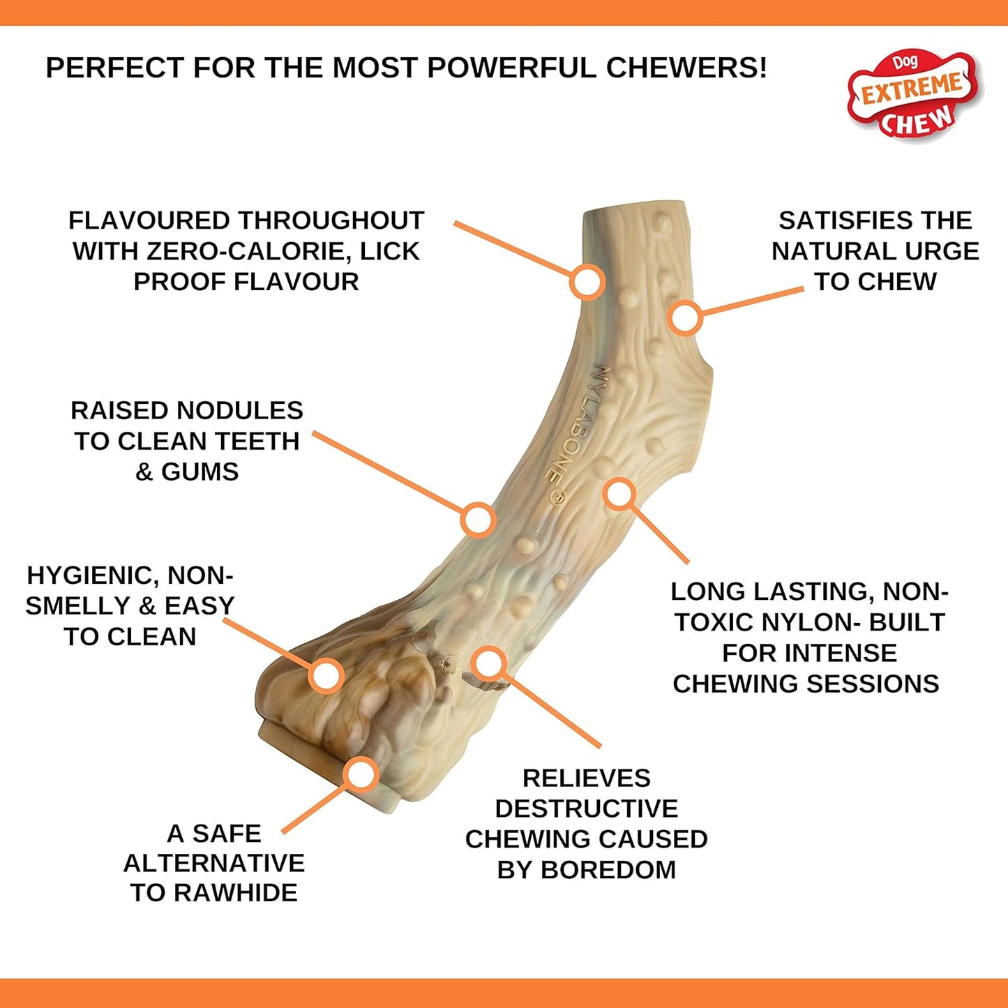 Nylabone Extreme Venison Antler Large