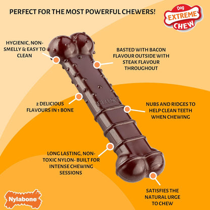 Nylabone Extreme Basted Bone Medium