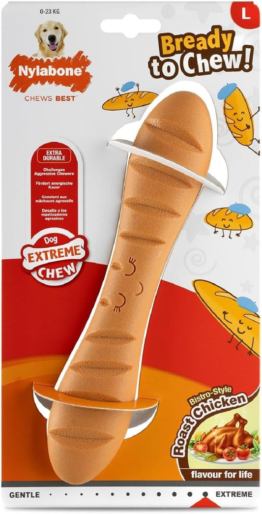 Nylabone Extreme Baguette Roast Chicken Large