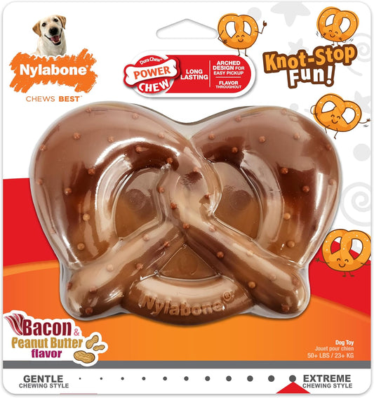 Nylabone Pretzel Bacon & Peanut Butter X Large 23kg+