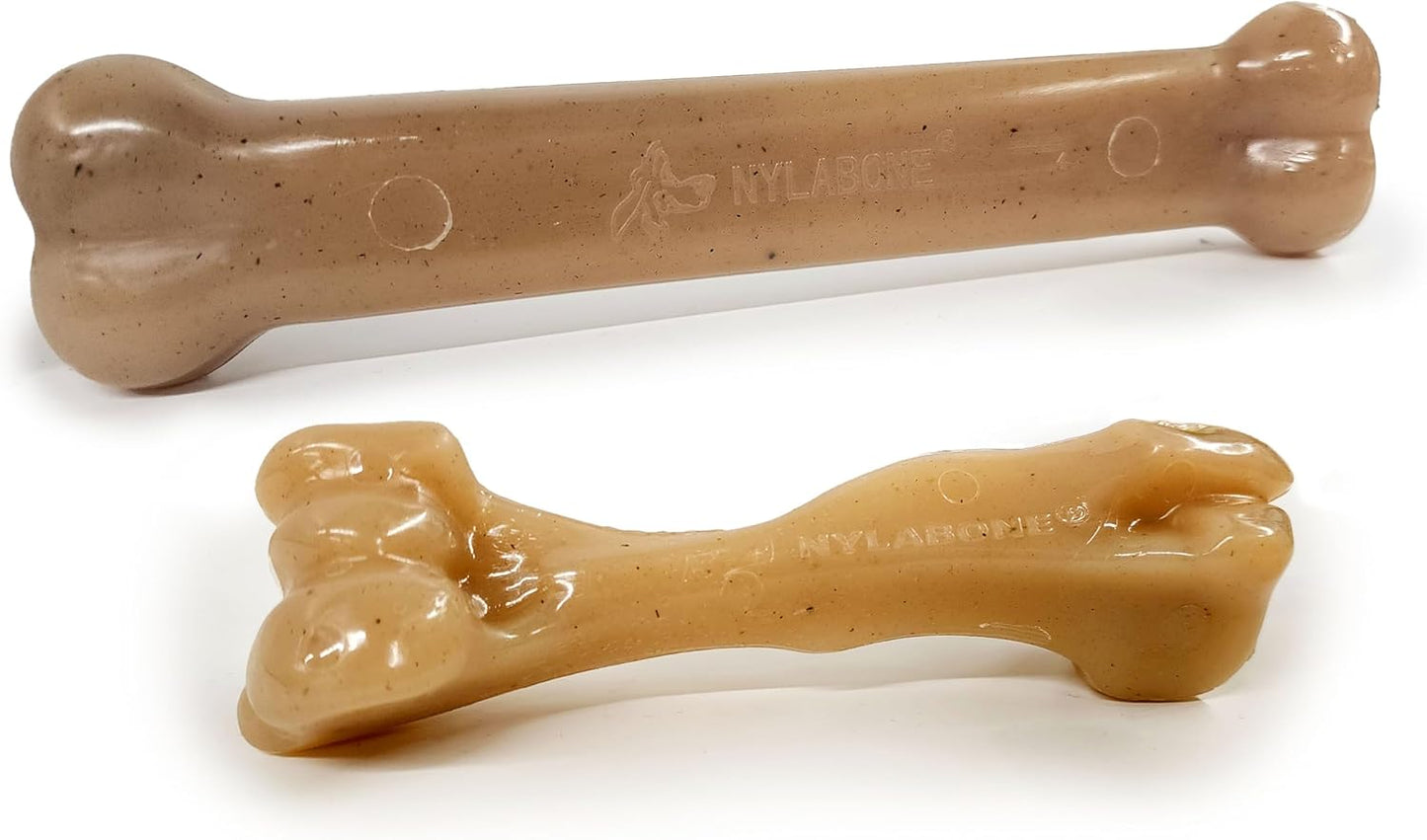 Nylabone Gourmet Cheddar & Pork Back Ribs Large Twin Pack