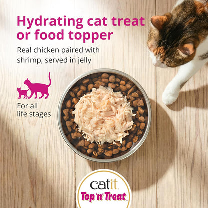 Catit Top 'n' Treat Chicken & Prawns 3 x 60g
