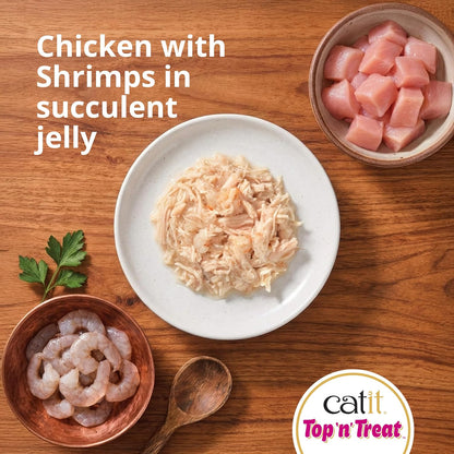 Catit Top 'n' Treat Chicken & Prawns 3 x 60g