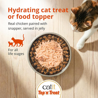 Catit Top 'n' Treat Chicken & Snapper 3 x 60g