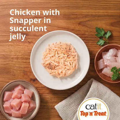 Catit Top 'n' Treat Chicken & Snapper 3 x 60g
