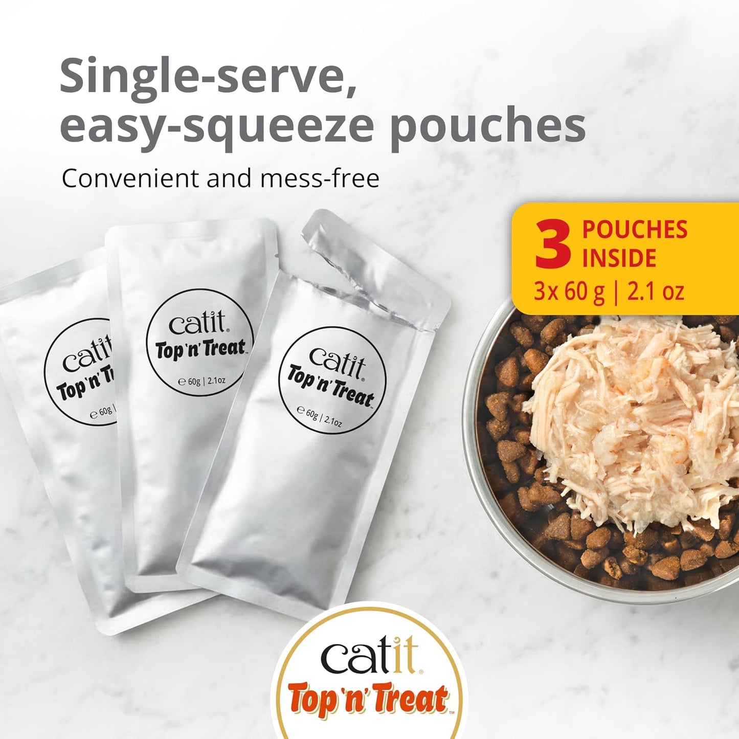 Catit Top 'n' Treat Chicken & Snapper 3 x 60g