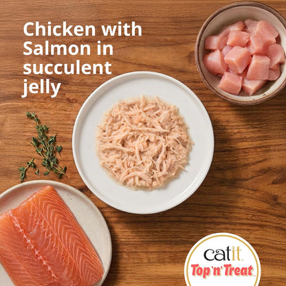Catit Top 'n' Treat Chicken & Salmon 3 x 60g