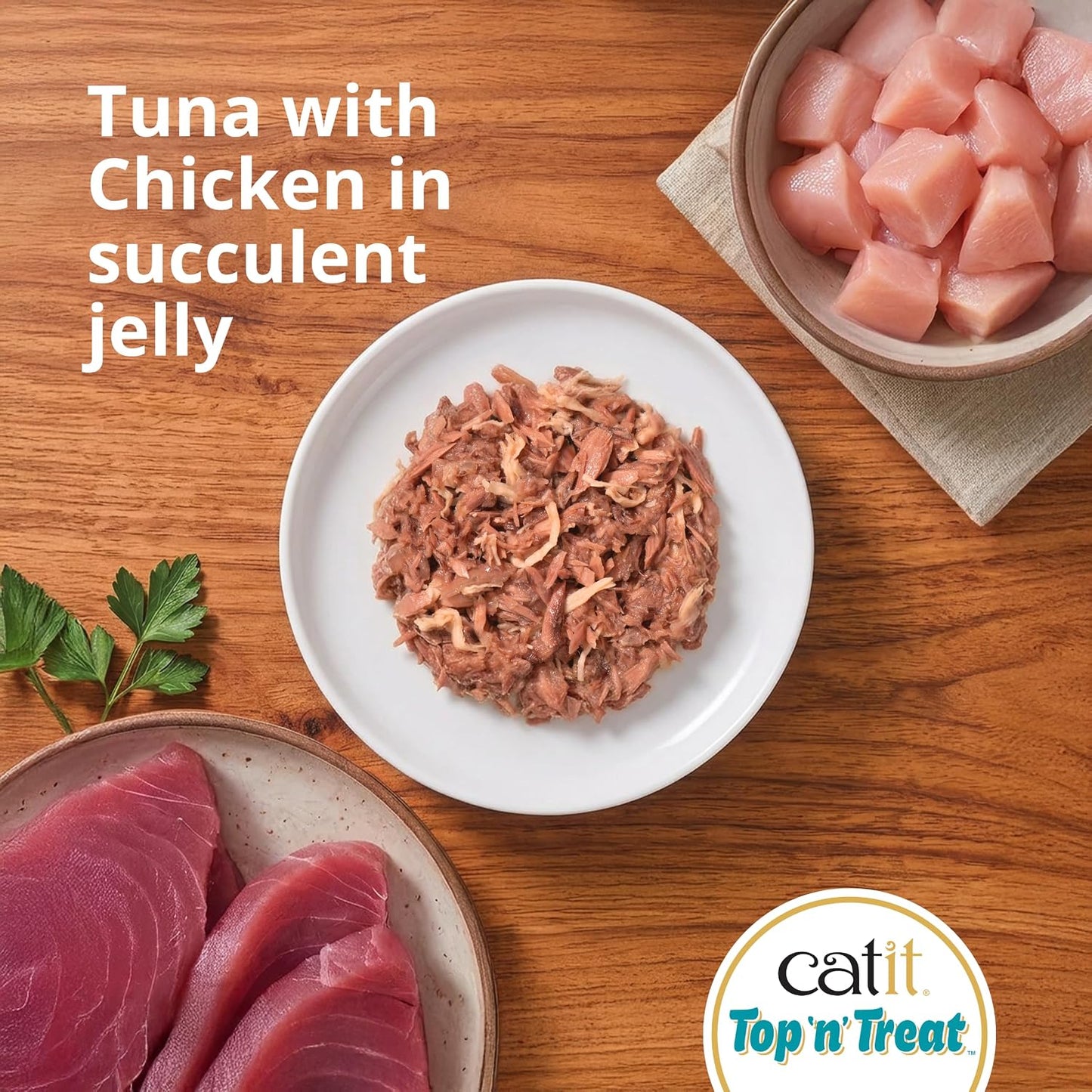 Catit Top 'n' Treat Tuna & Chicken 3 x 60g