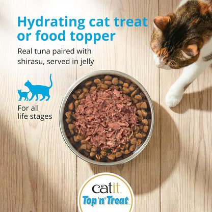 Catit Top 'n' Treat Tuna & Whitebait 3 x 60g
