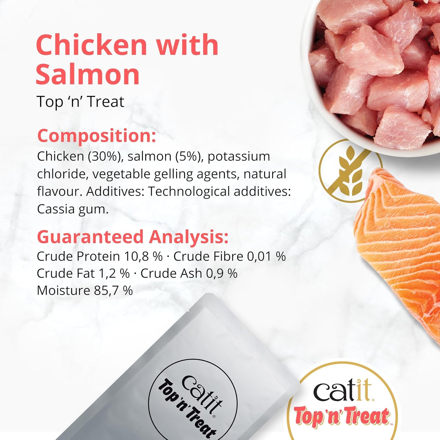Catit Top 'n' Treat Chicken Variety Pack 24 x 60g