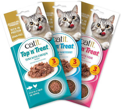 Catit Top 'n' Treat Tuna Variety Pack 24 x 60g