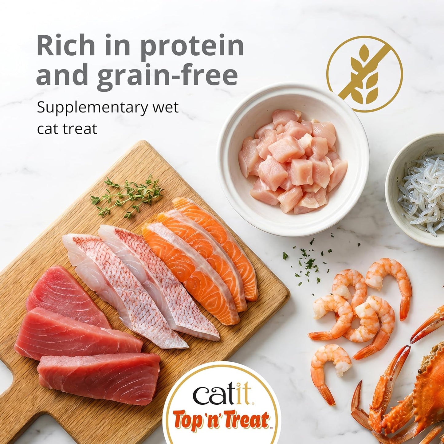 Catit Top 'n' Treat Tuna Variety Pack 24 x 60g