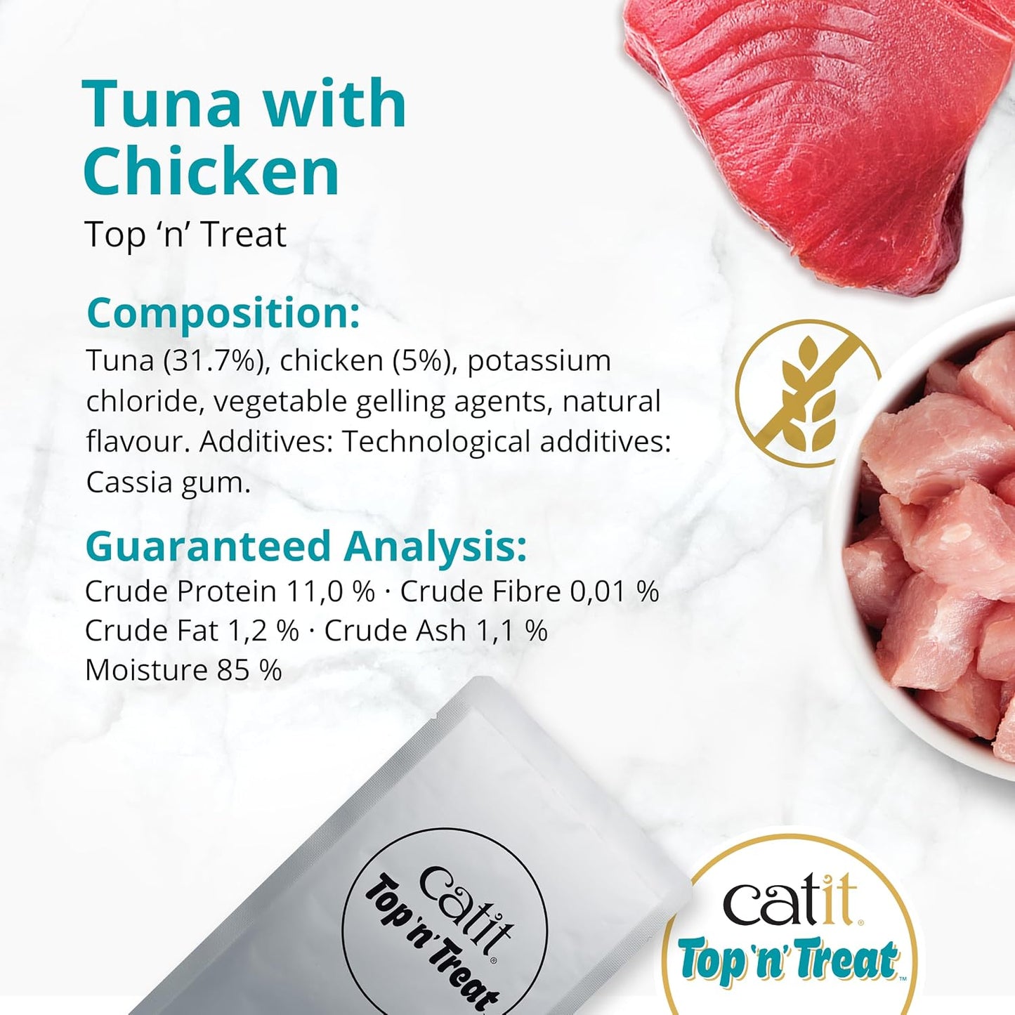 Catit Top 'n' Treat Tuna Variety Pack 24 x 60g