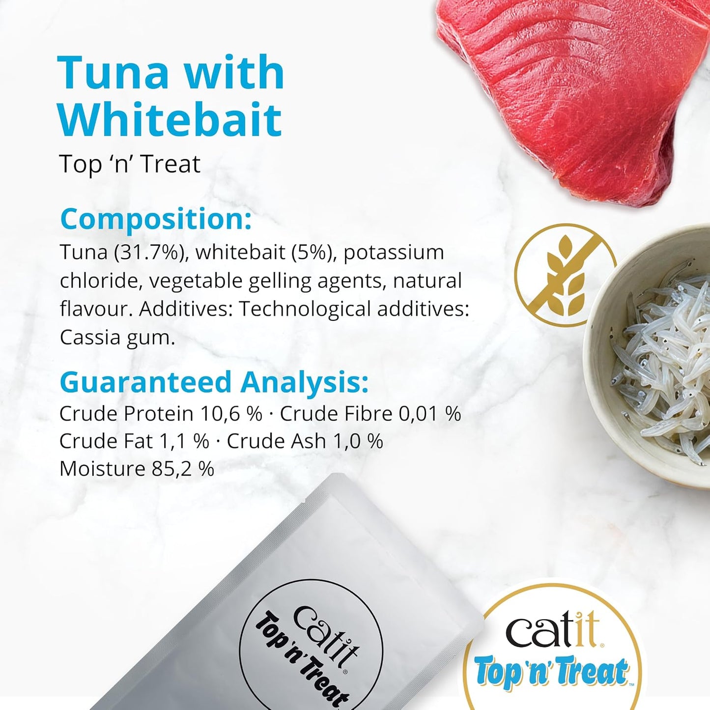 Catit Top 'n' Treat Tuna Variety Pack 24 x 60g