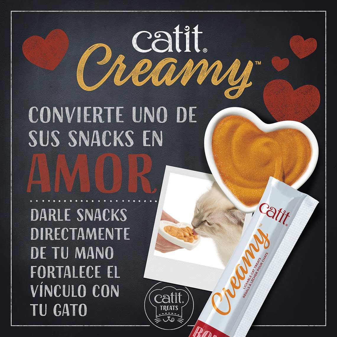 Catit Creamy Treats Chicken With Lamb 4 x 10g