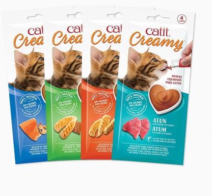 Catit Creamy Treats Chicken With Lamb 4 x 10g