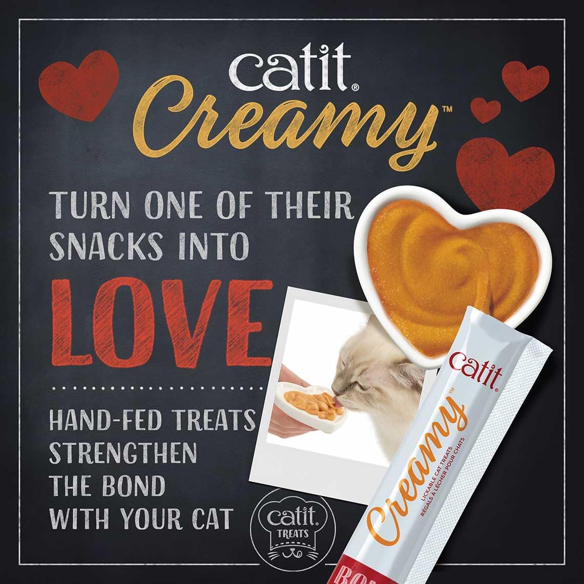 Catit Creamy Treats Line-Caught Tuna 4 x 10g