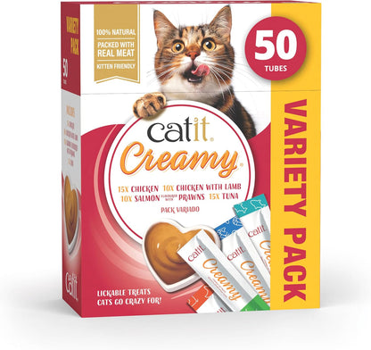 Catit Creamy Lickable Mega Mix 50 x 10g