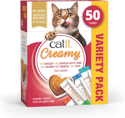 Catit Creamy Lickable Mega Mix 50 x 10g