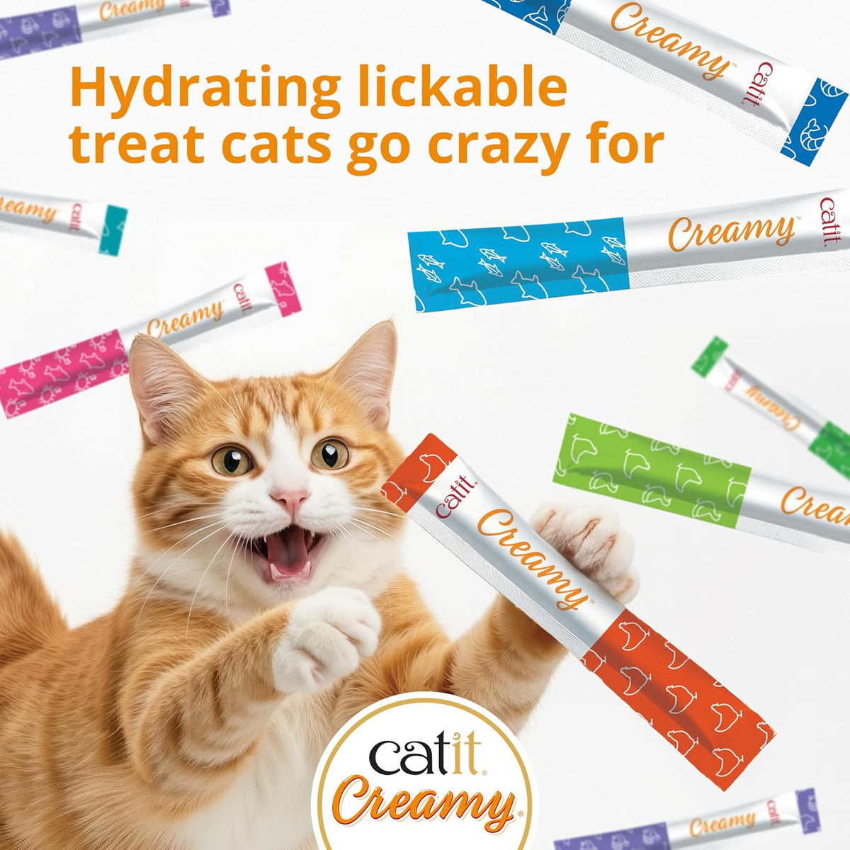 Catit Creamy Lickable Mega Mix 50 x 10g