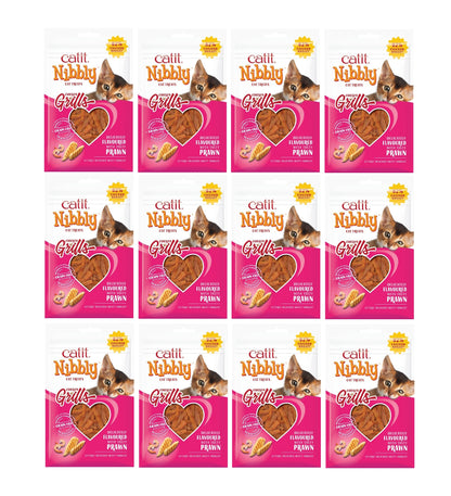 Catit Nibbly Grills Chicken & Prawn 30g High Protein Cat Snacks