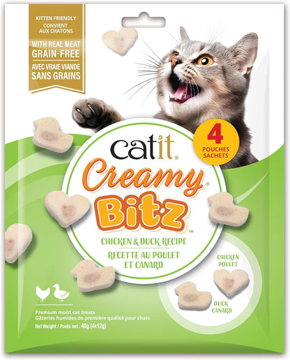 Catit Creamy Blitz Chicken & Duck 4pk