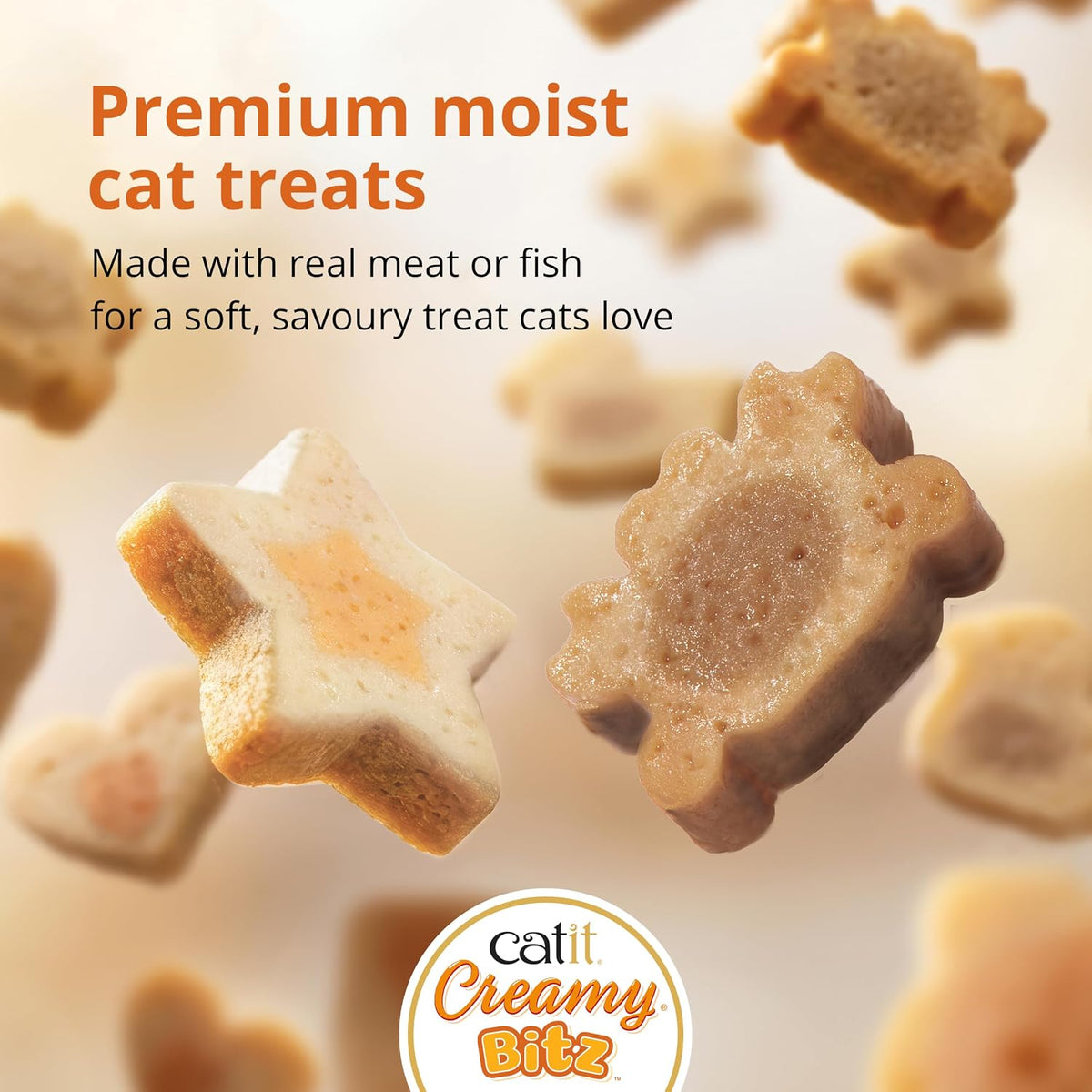 Catit Creamy Blitz Chicken & Scallops 4pk