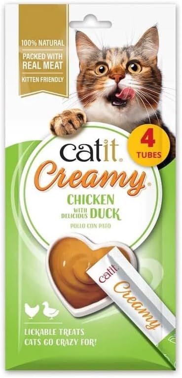 Catit Creamy Treats Chicken & Duck 4 x 10g