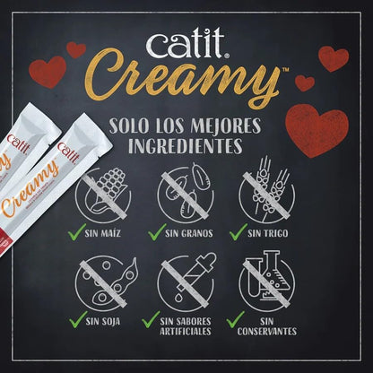 Catit Creamy Tuna & Crab 4 x 10g