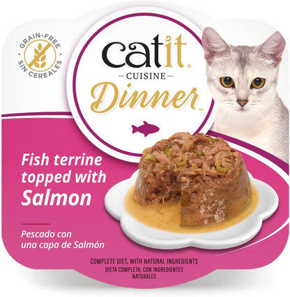 Catit Fish Dinner With Salmon 75g