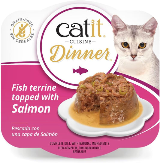 Catit Fish Dinner With Salmon 75g