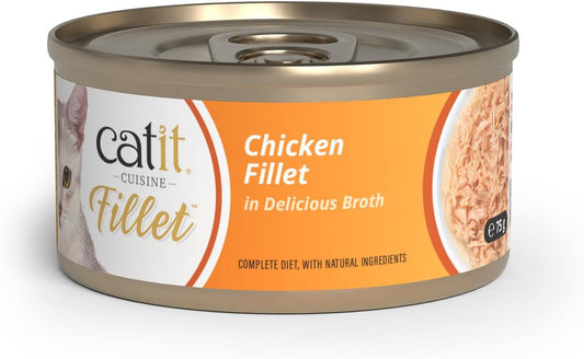 Catit Chicken Fillet In Delicious Broth 75g