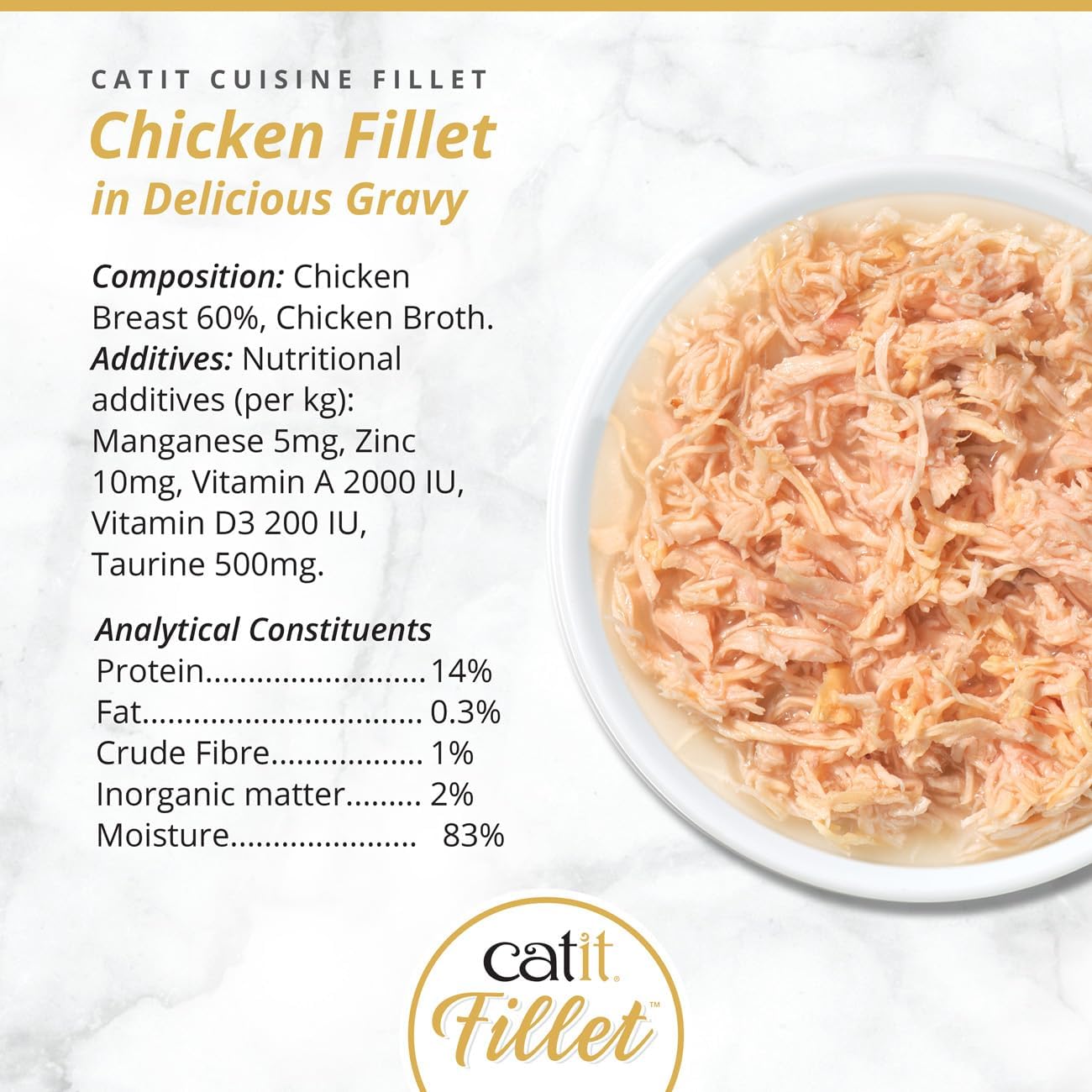 Catit Chicken Fillet In Delicious Broth 75g