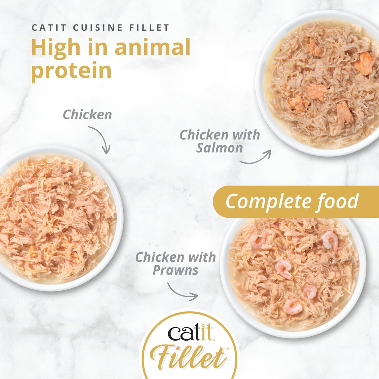 Catit Chicken Fillet With Salmon In Delicious Broth 75g