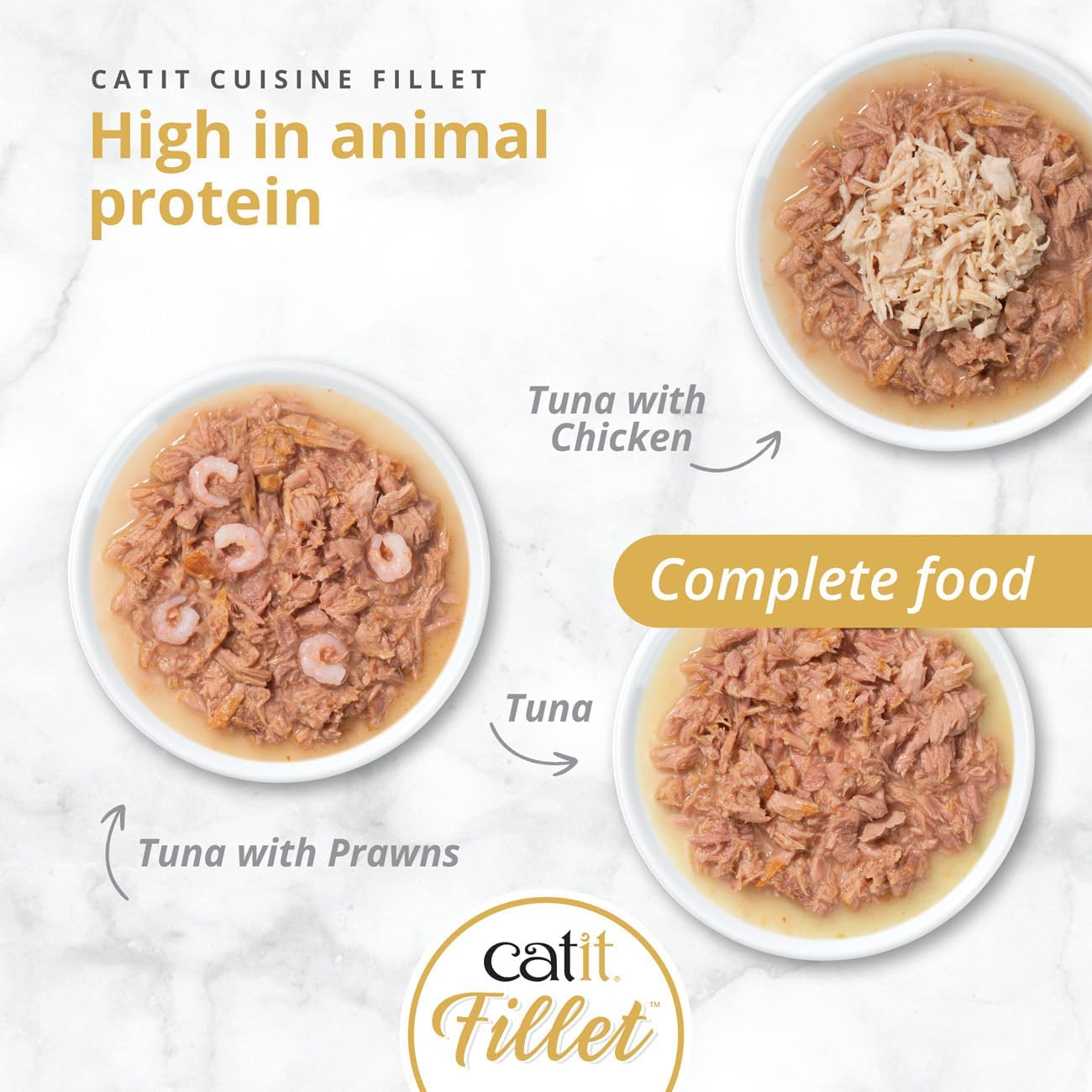 Catit Tuna Fillet In Delicious Broth 75g