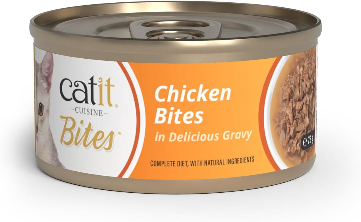 Catit Chicken Bites In Delicious Gravy 75g