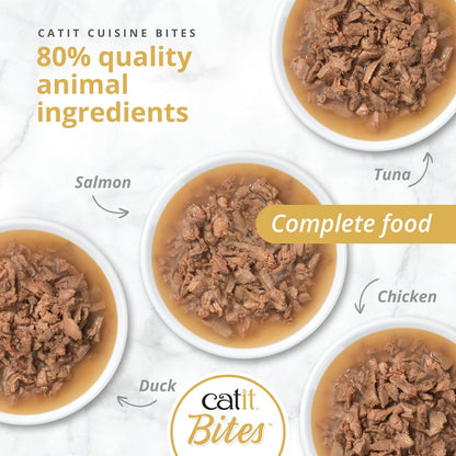 Catit Tuna Bites In Delicious Gravy 75g