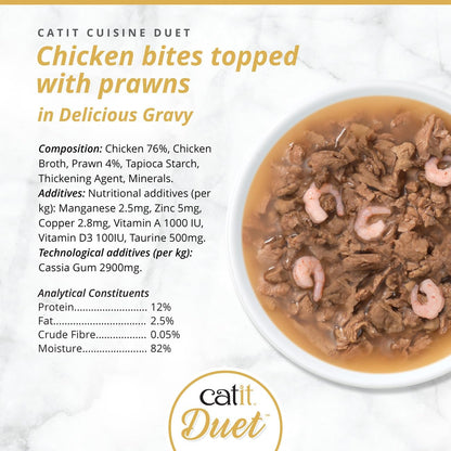 Catit Duet Chicken With Prawns 75g