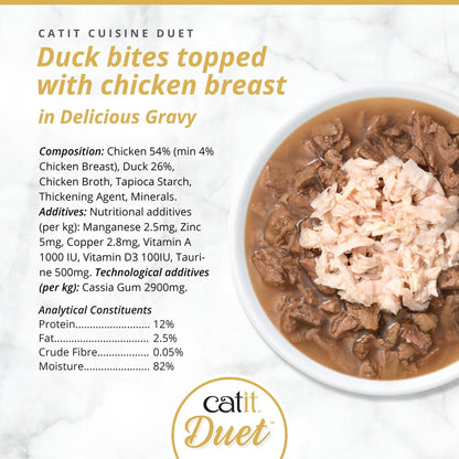 Catit Duet Duck With Chicken 75g